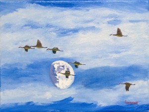 Sandhill Cranes-2-Crex-11-2-2014-JES